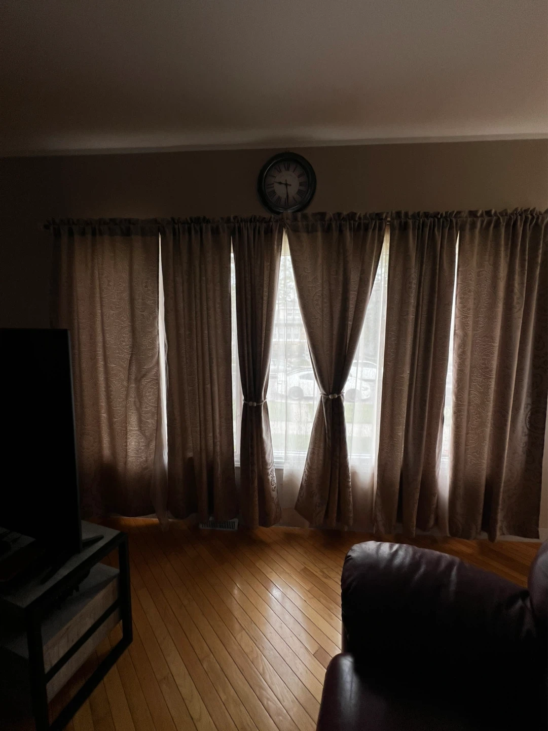 Curtains with Damask Pattern 8 pieces - photo 2