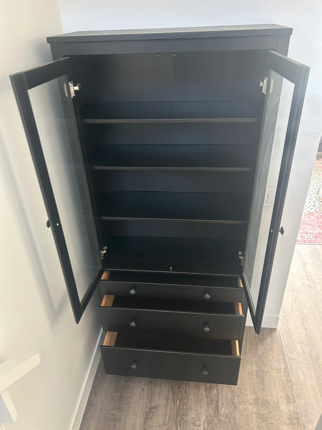 IKEA HEMNES Bookcase with drawers and doors - photo 2