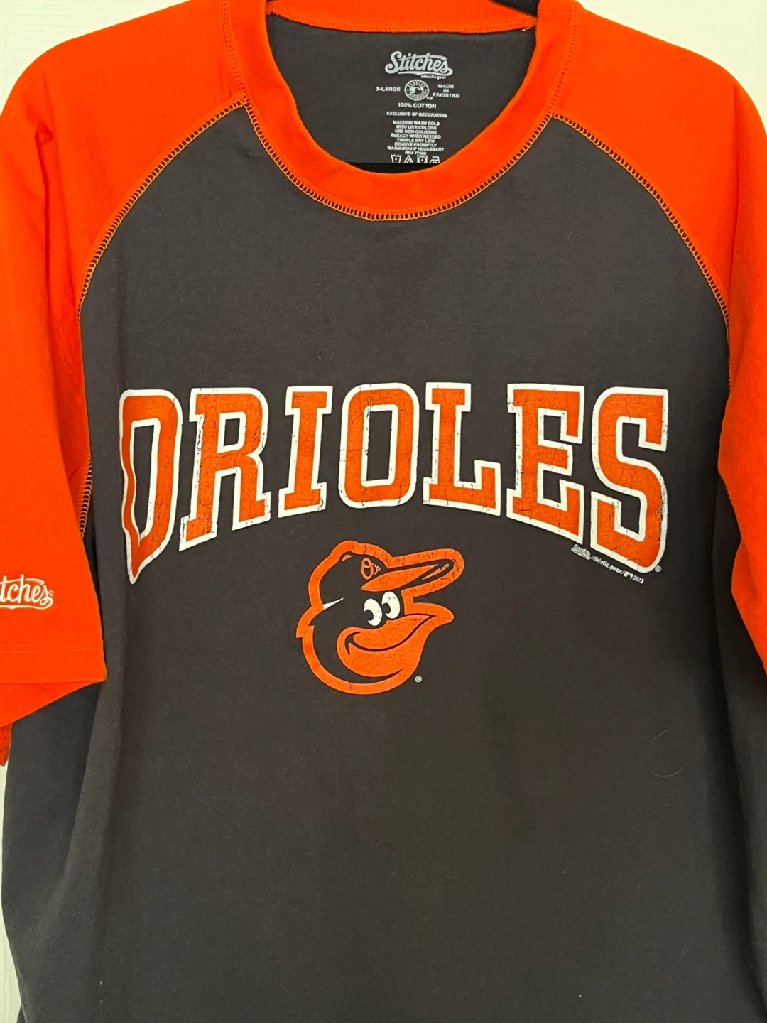 Stitches Baltimore Orioles Baseball T-Shirt X-Large - photo 2