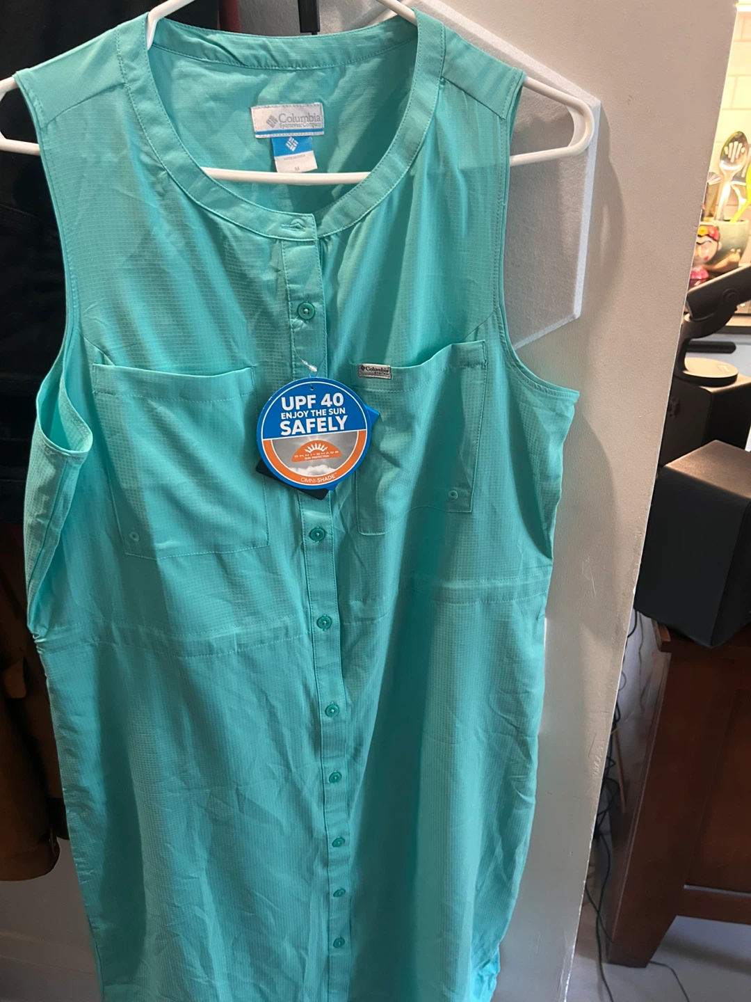 Columbia UPF 40 Sun Protection Shirt Dress
