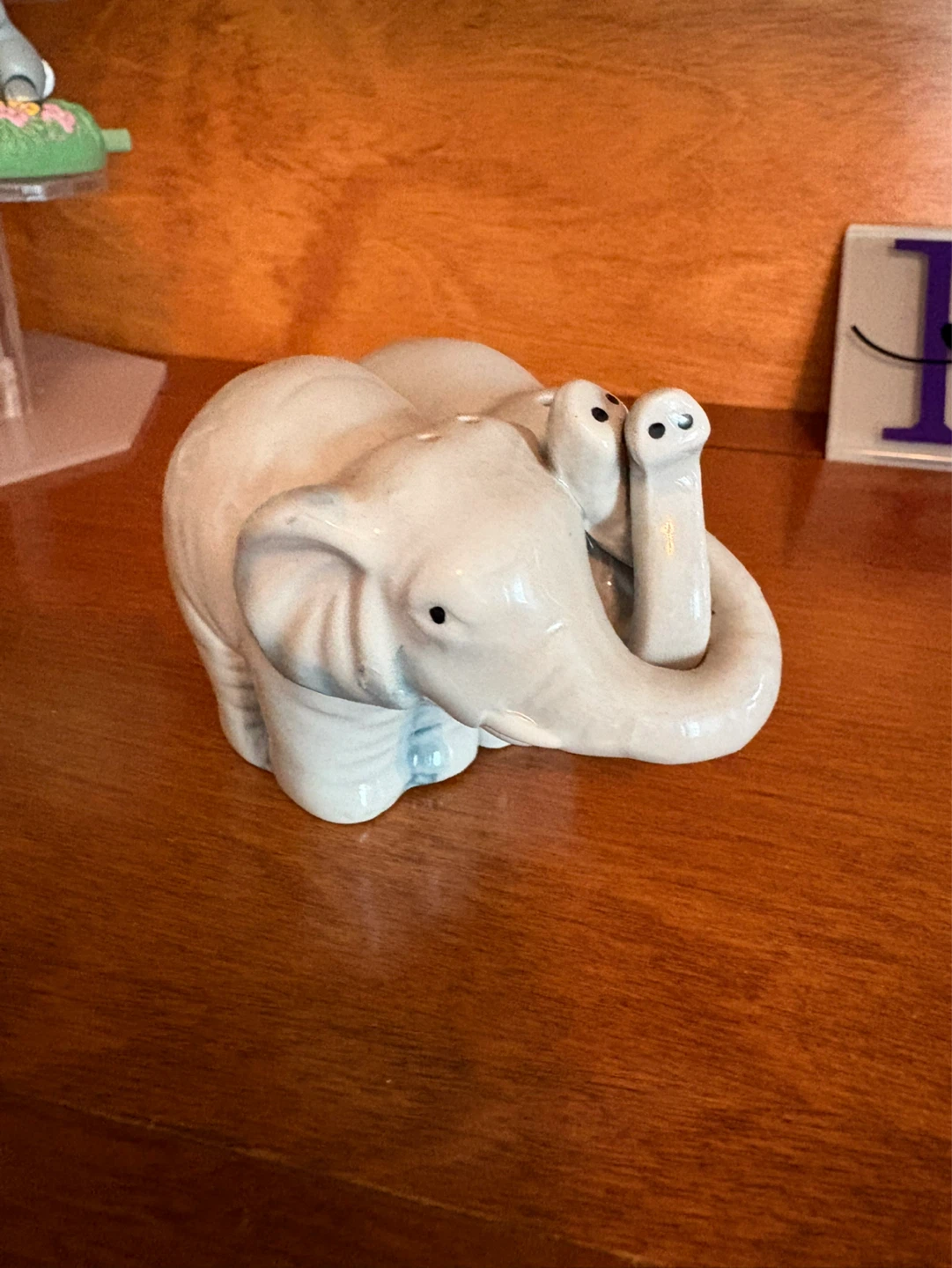 Ceramic Elephant salt & paper shakers
