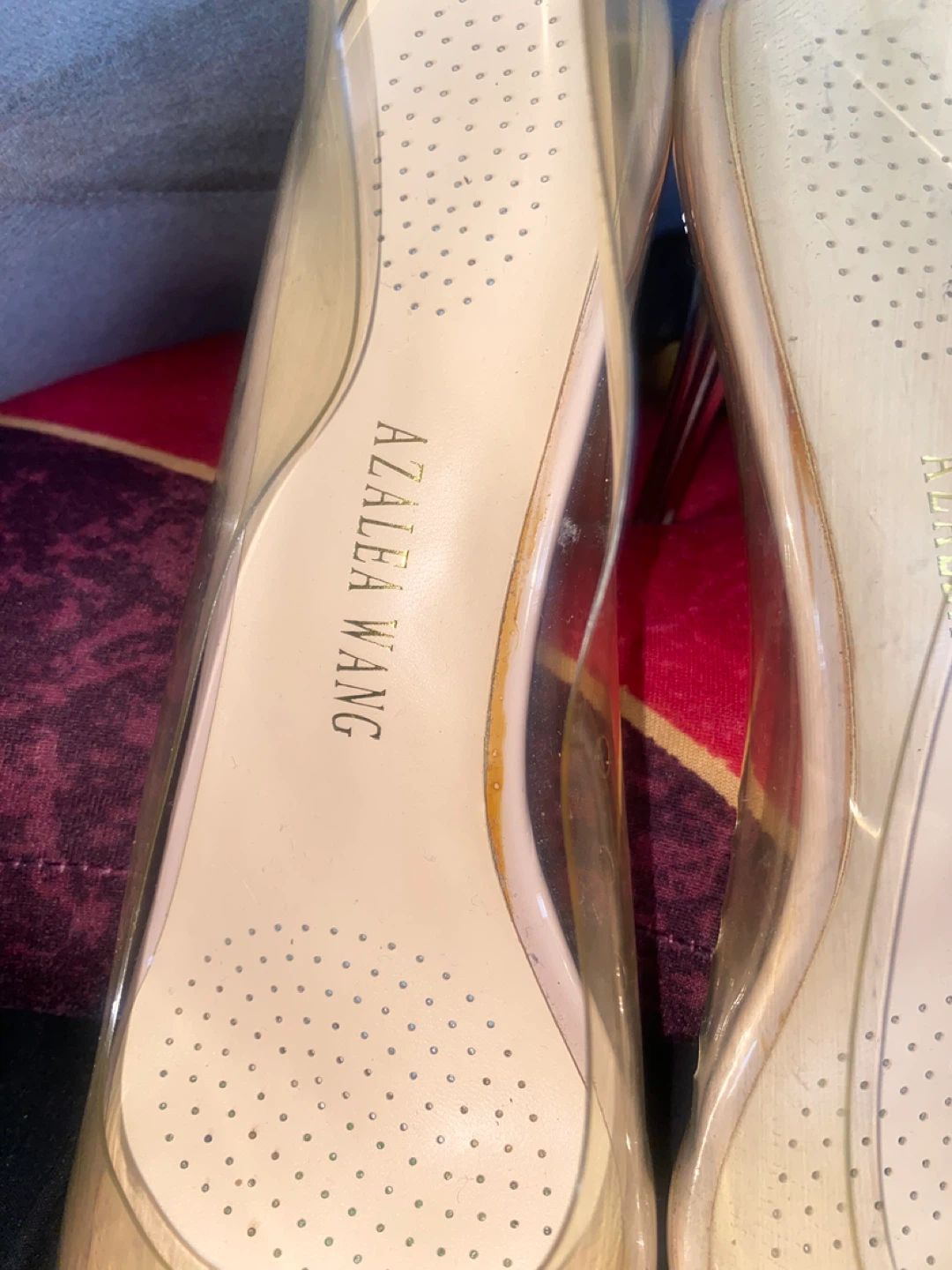 Azalea Wang Clear Slingback Heels - photo 3