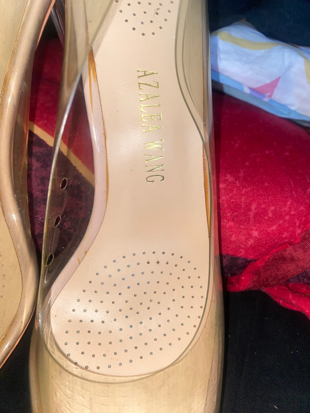 Azalea Wang Clear Slingback Heels - photo 2