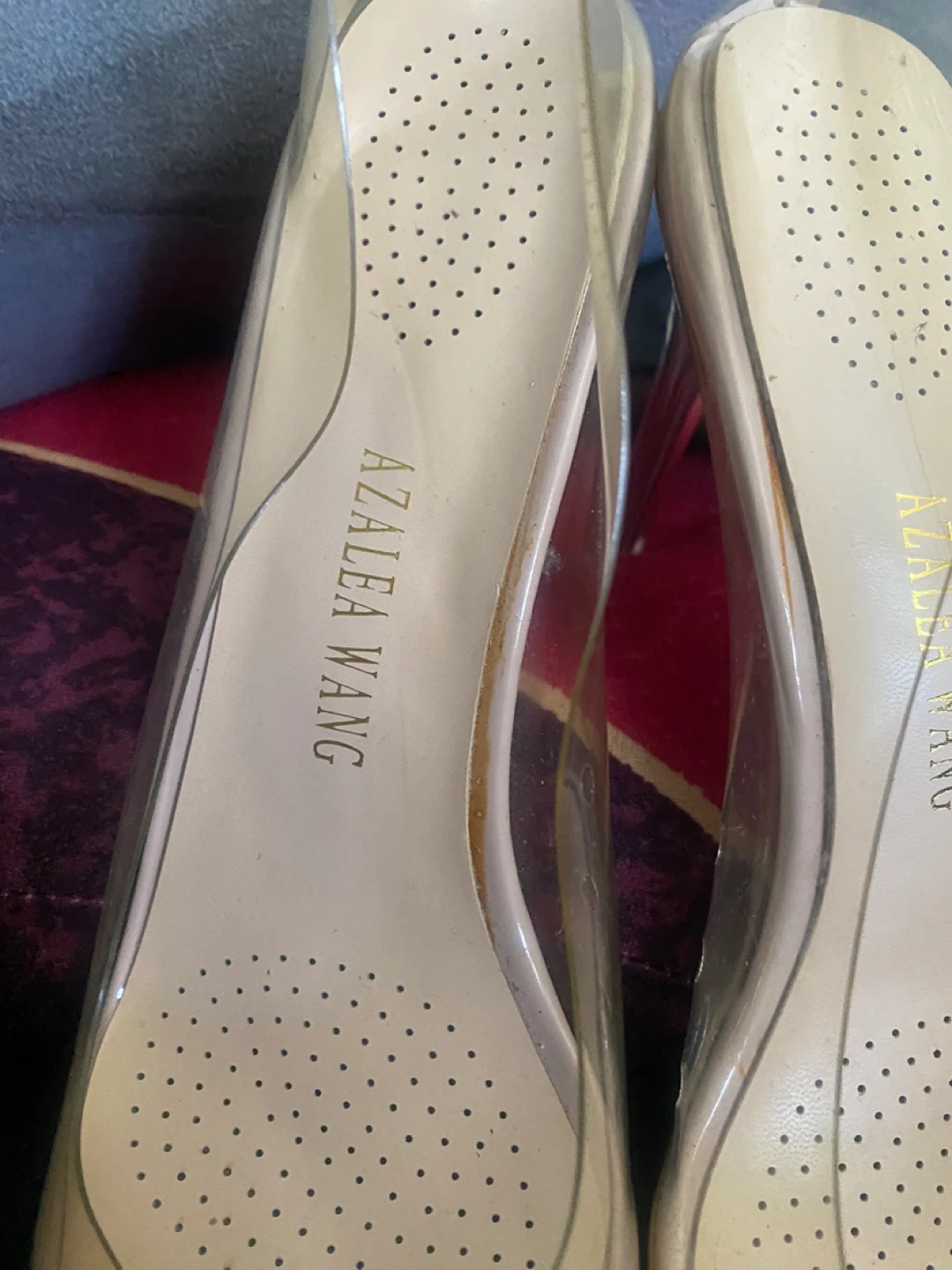Azalea Wang Clear Slingback Heels - photo 4
