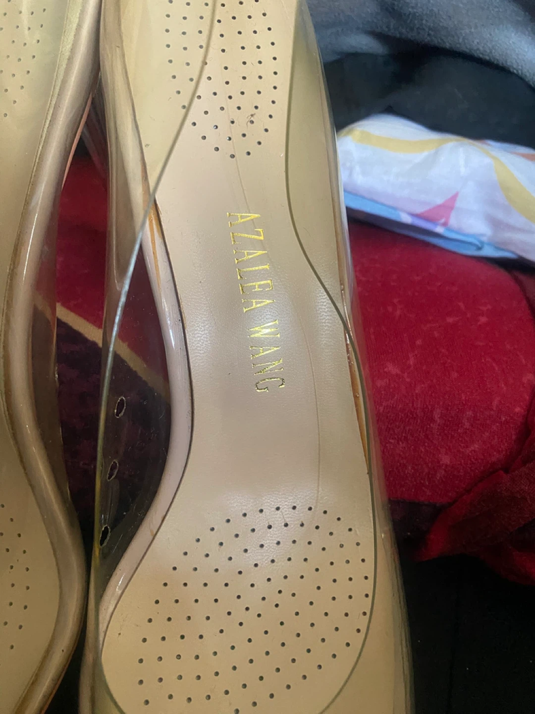 Azalea Wang Clear Slingback Heels - photo 5