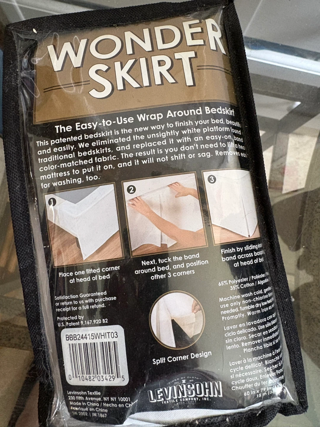 Wonder Skirt Queen 15" Drop Bedskirt