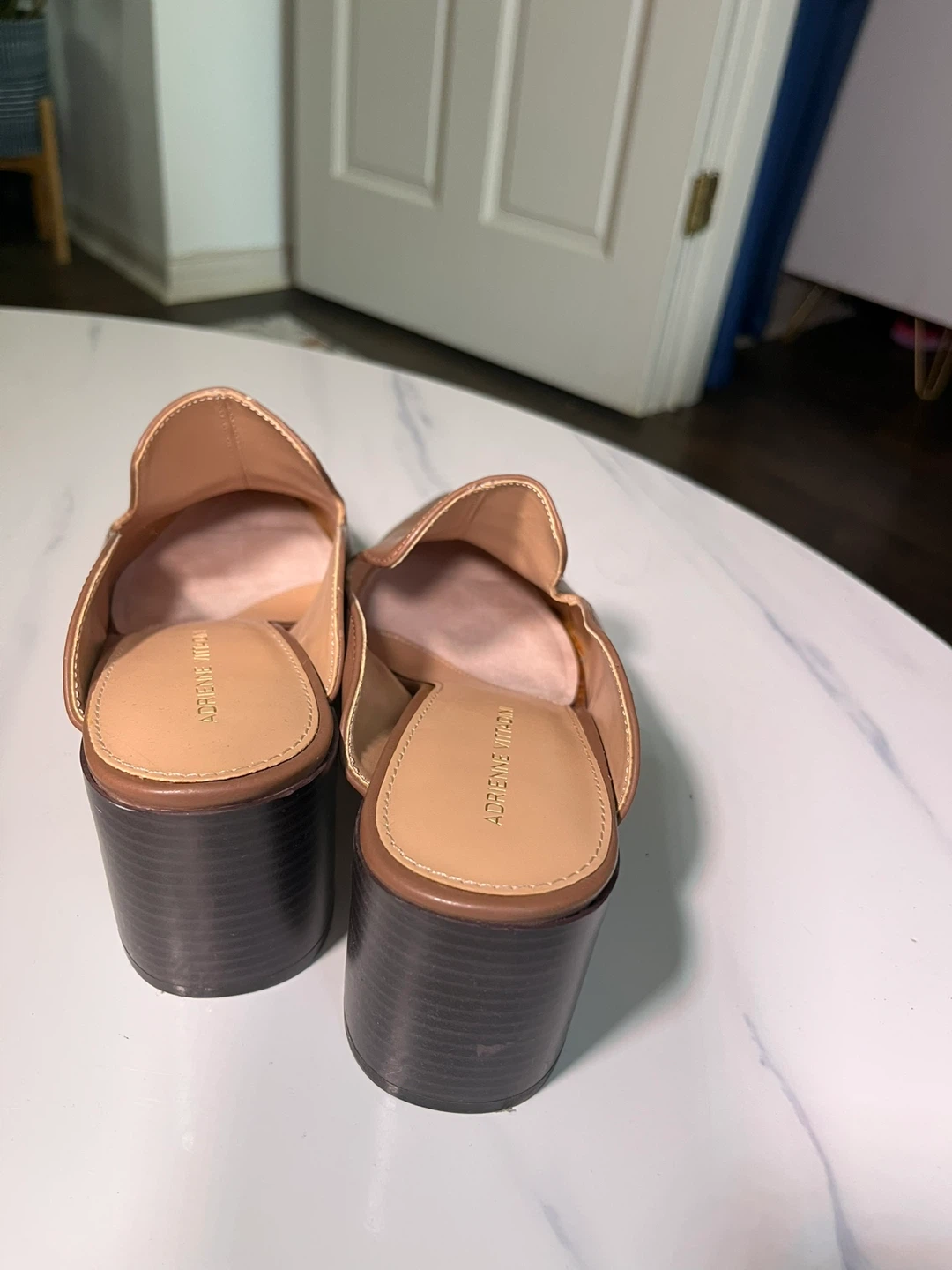 Adrienne Vittadini Women's Mules Heels Size 7.5 - photo 2