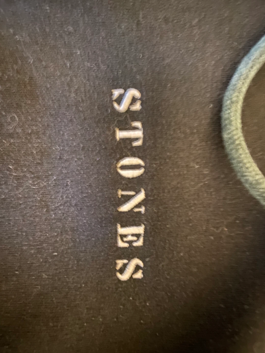 STONES Black Hoodie Size S - photo 3