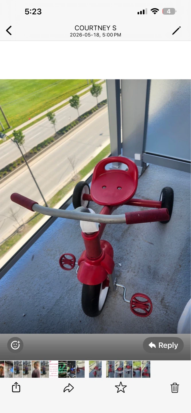 Red Kids Tricycle
