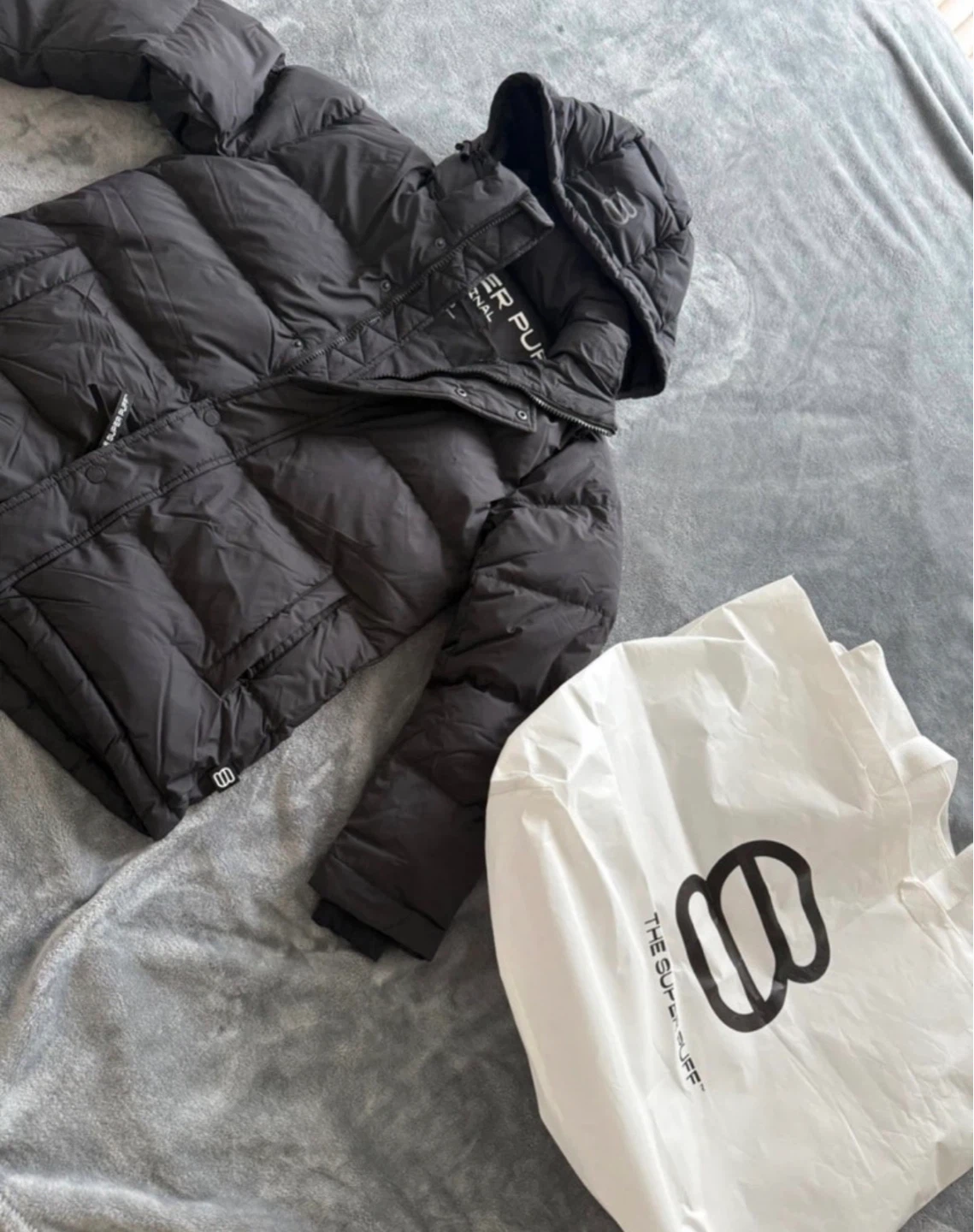 The Super Puff Original Puffer Jacket Black XS