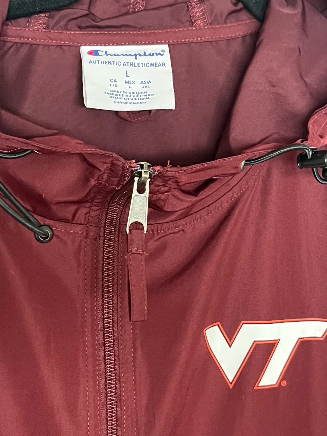 Champion Virginia Tech Pullover Anorak Jacket - photo 4