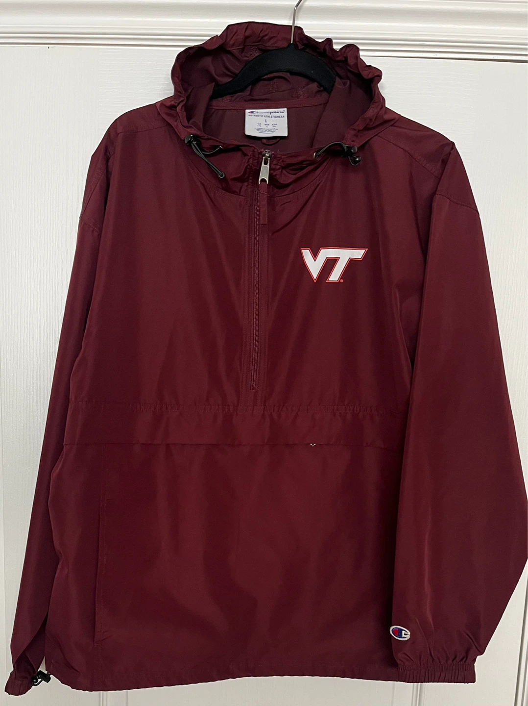Champion Virginia Tech Pullover Anorak Jacket