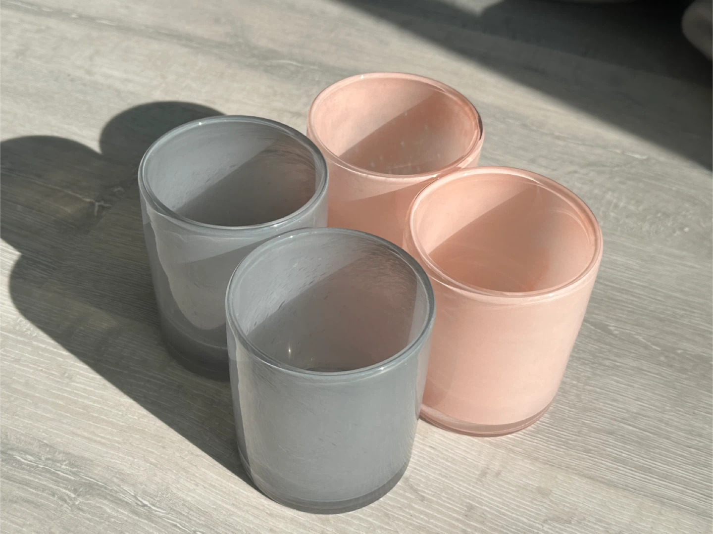 IKEA Frosted Glass Candle Holders