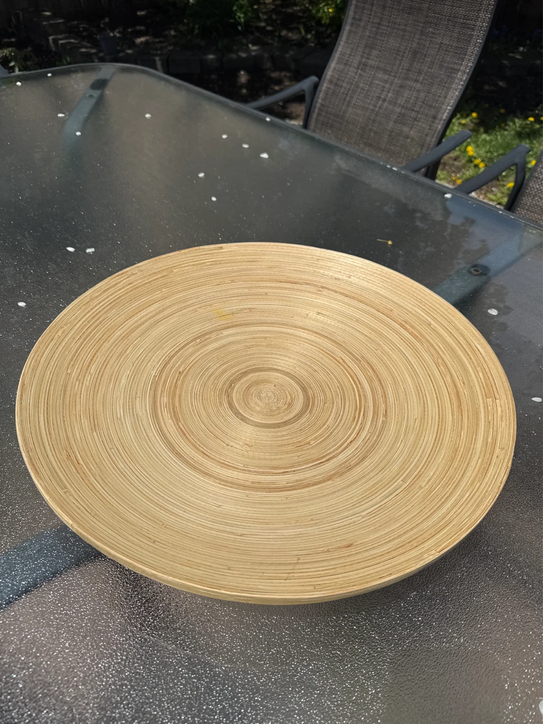 IKEA Bamboo Serving Bowl