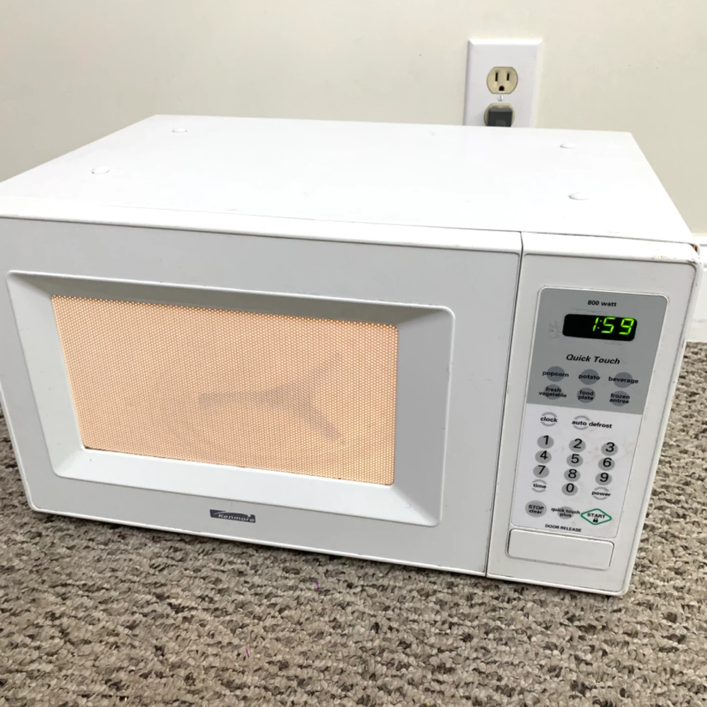 Microwave Oven Kenmore Countertop White Kitchen Appliance - photo 2