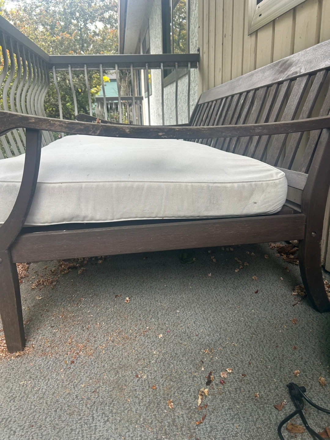 Wooden Patio Outdoor Couch - photo 5