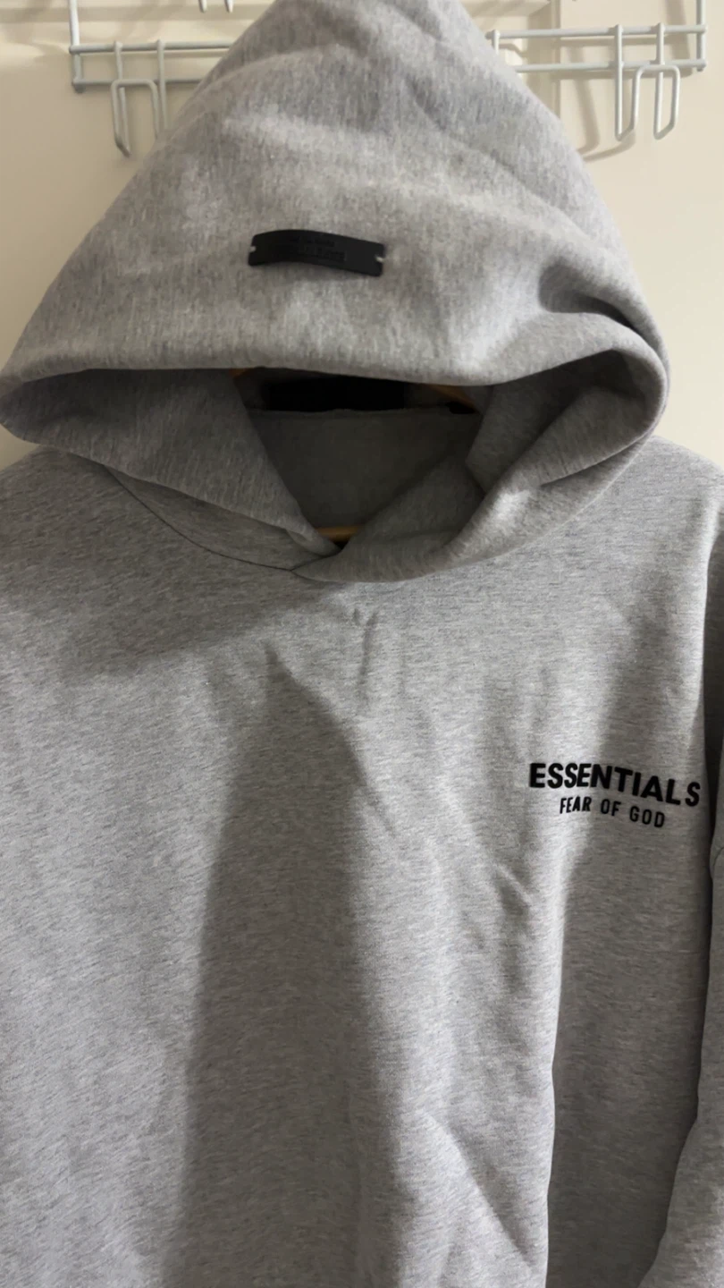 Essentials Fear of God Grey Hoodie