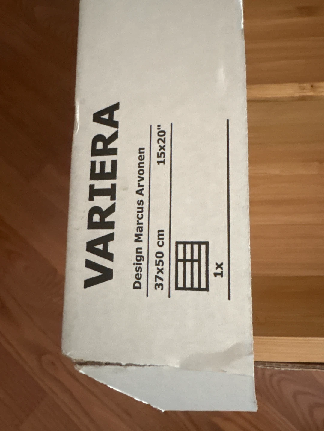 IKEA Variera Bamboo Drawer Organizer 37x50cm - photo 2