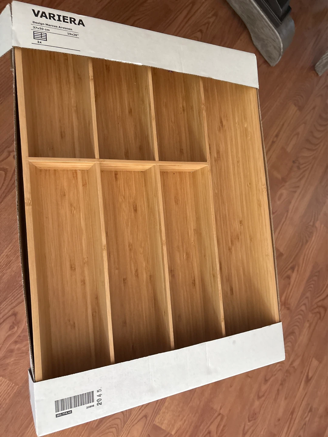 IKEA Variera Bamboo Drawer Organizer 37x50cm