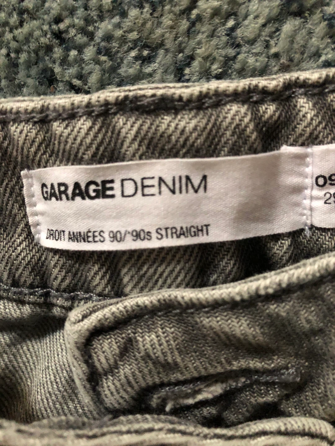Garage Denim 90s Straight Jeans Grey - photo 2