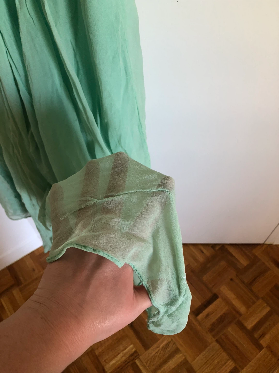 Mint Green Flowy Pants - photo 3