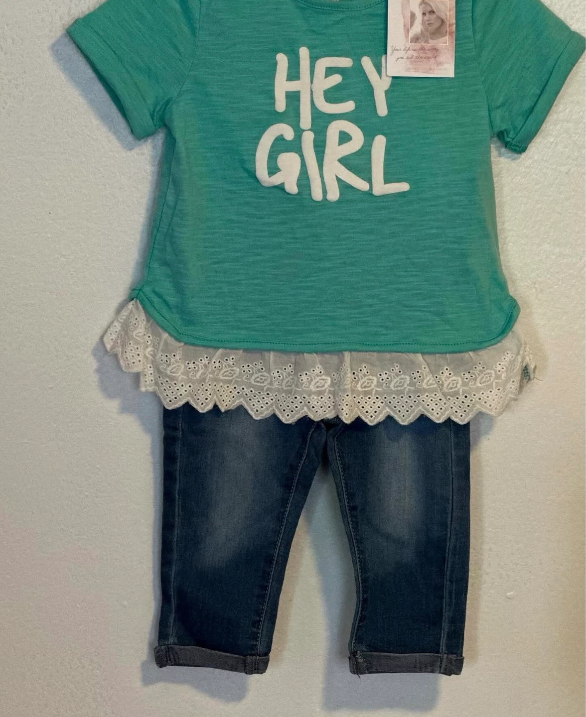 GIRLS PANTS SUITE (SIZE:24 MONTHS)