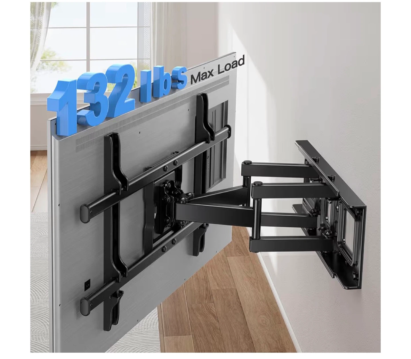 Adjustable TV Wall Mount for 37"-84" TVs - Max Load 132 lbs - photo 4
