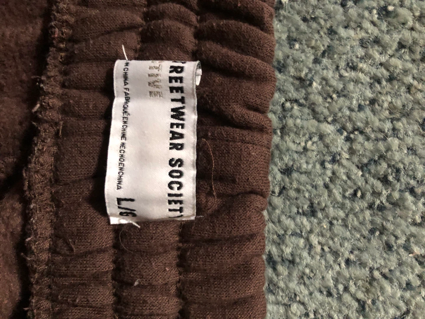 STREETWEAR SOCIETY Sweatpants - Brown - Size L/G - photo 2