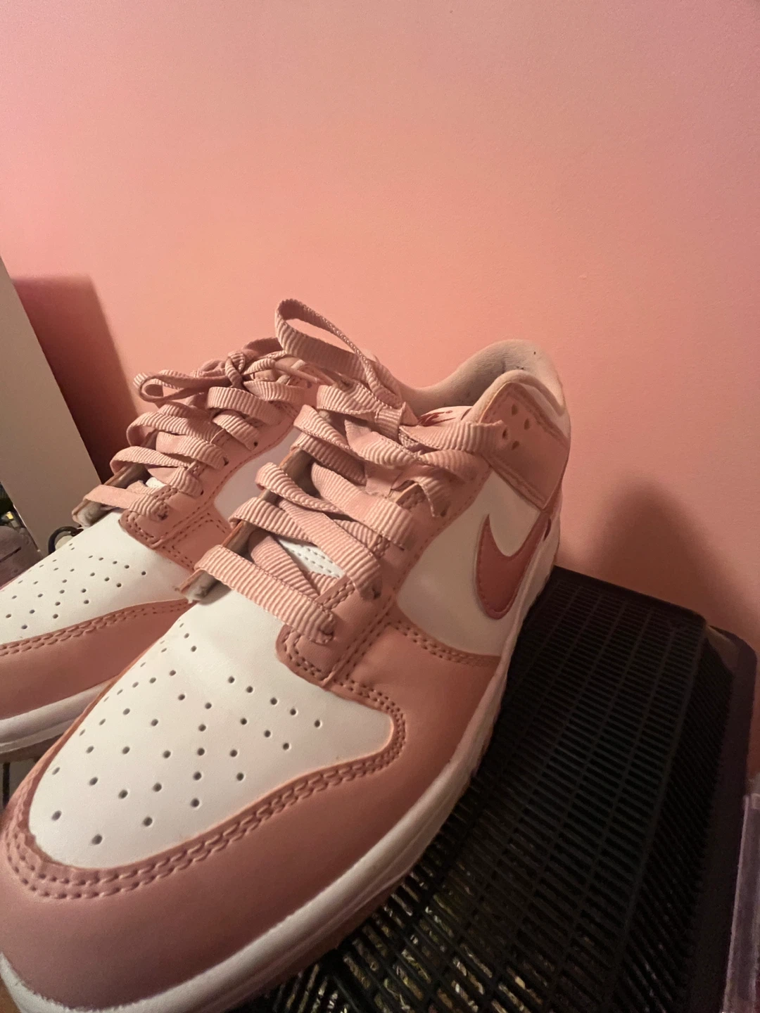 Nike Dunk Low Pink White Women's Sneakers - photo 3