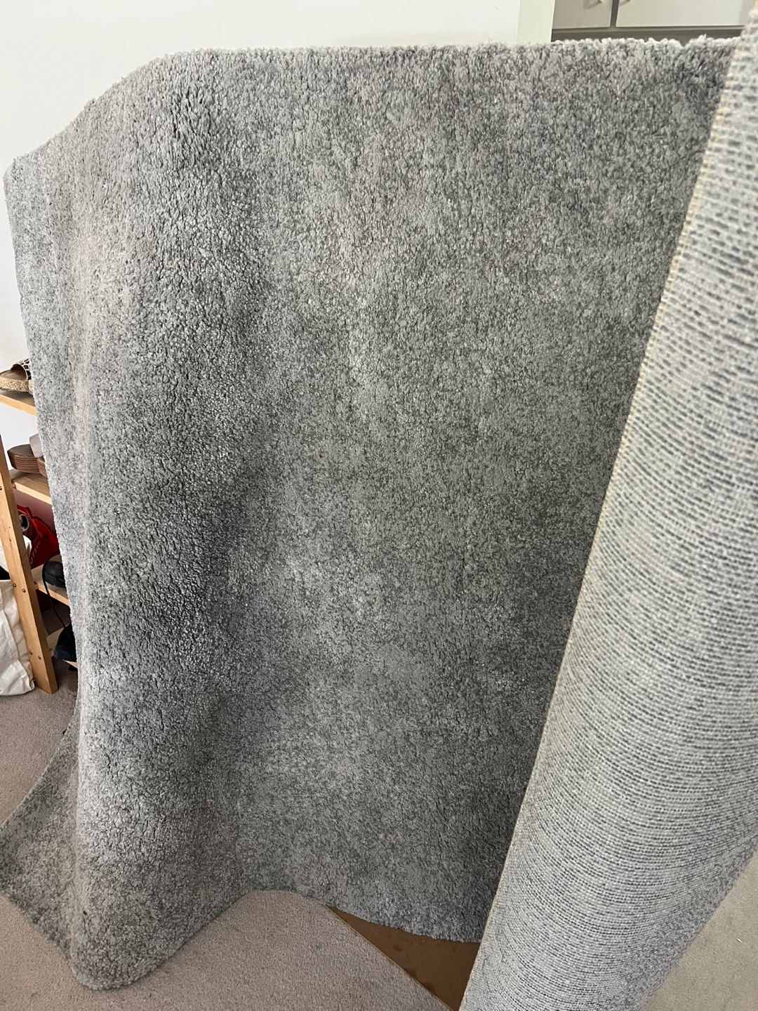 Grey Shag Rug