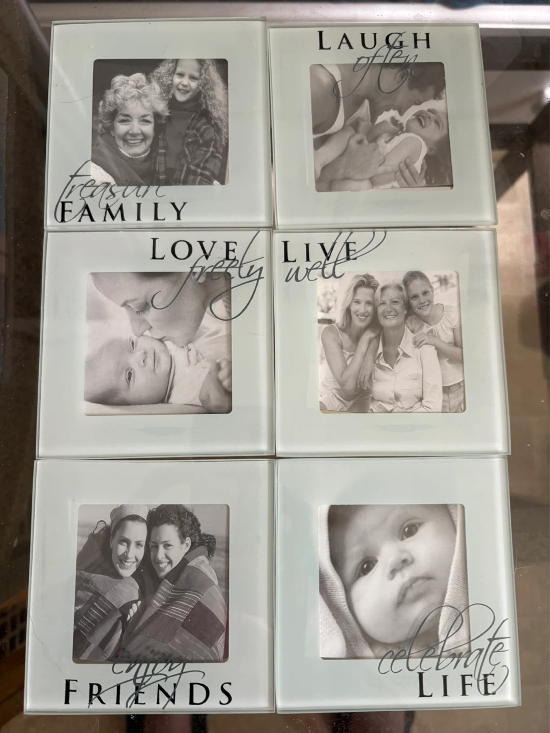 HAVOC GIFTS Themed Photo Coasters (Set of 6) - photo 3