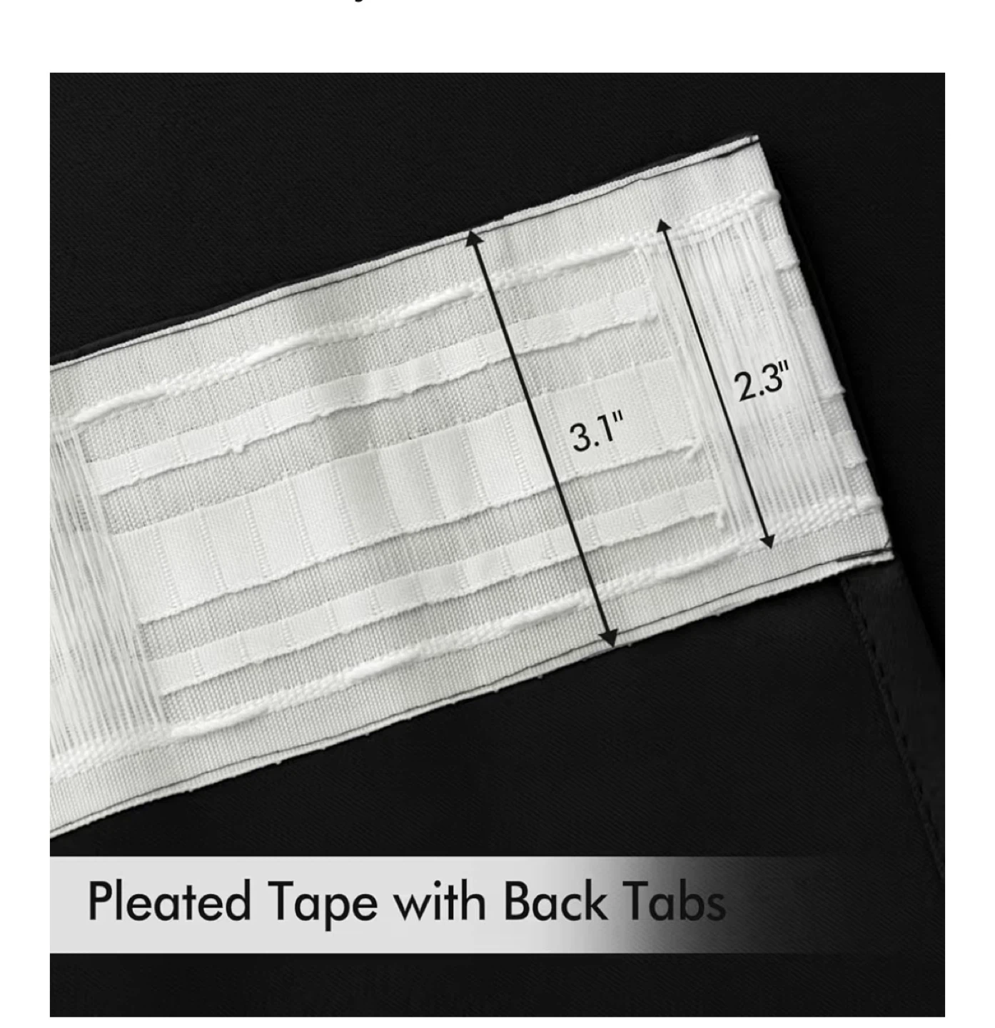 Black Velvet Curtains with 3 Hanging Methods - photo 2