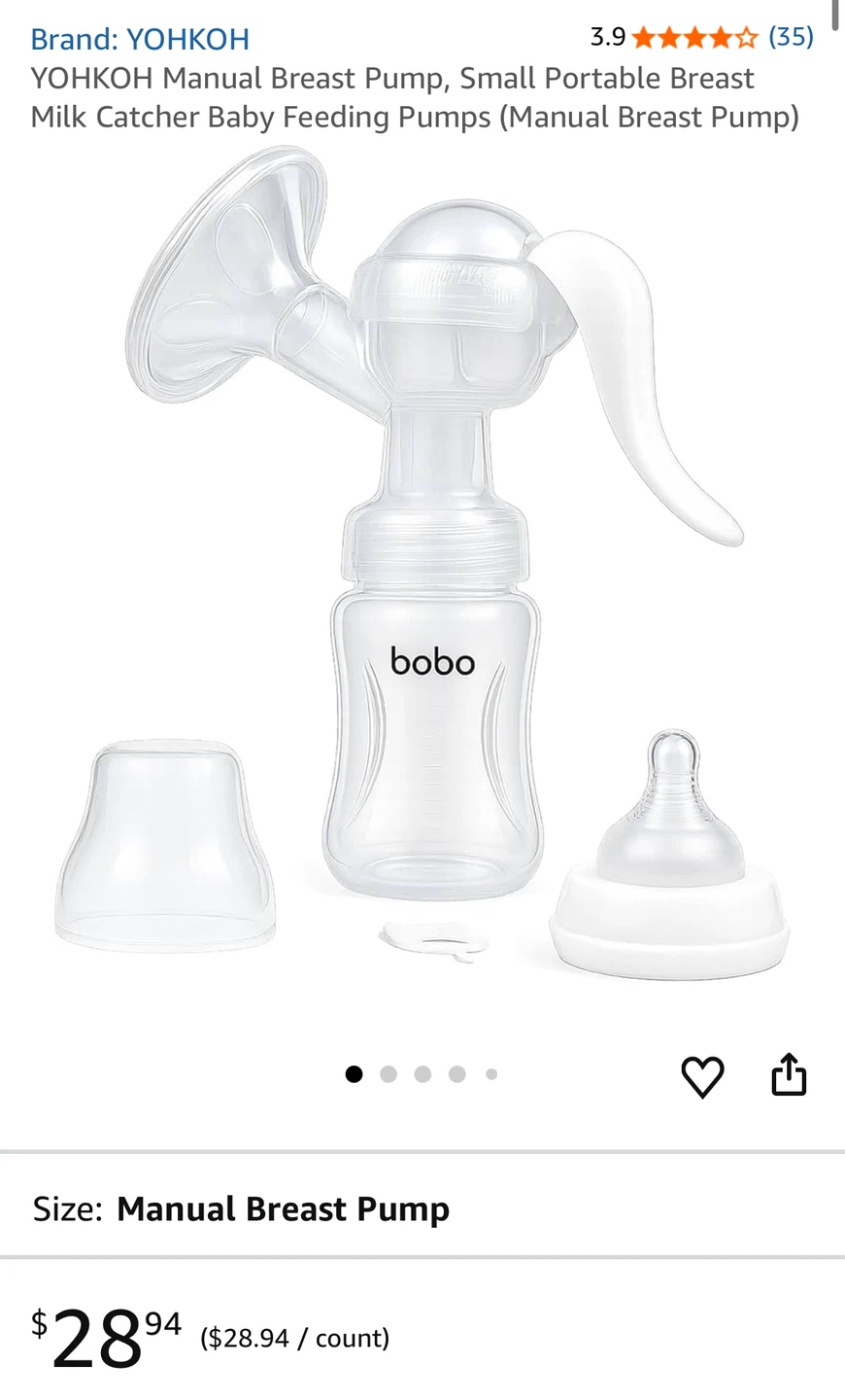 YOHKOH Manual Breast Pump