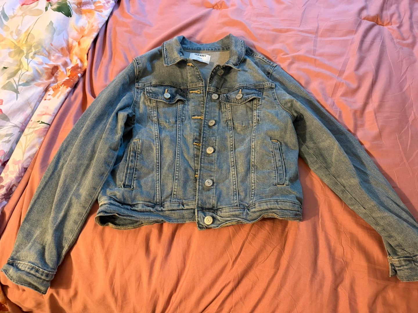 Old Navy Blue Denim Jean Jacket XL