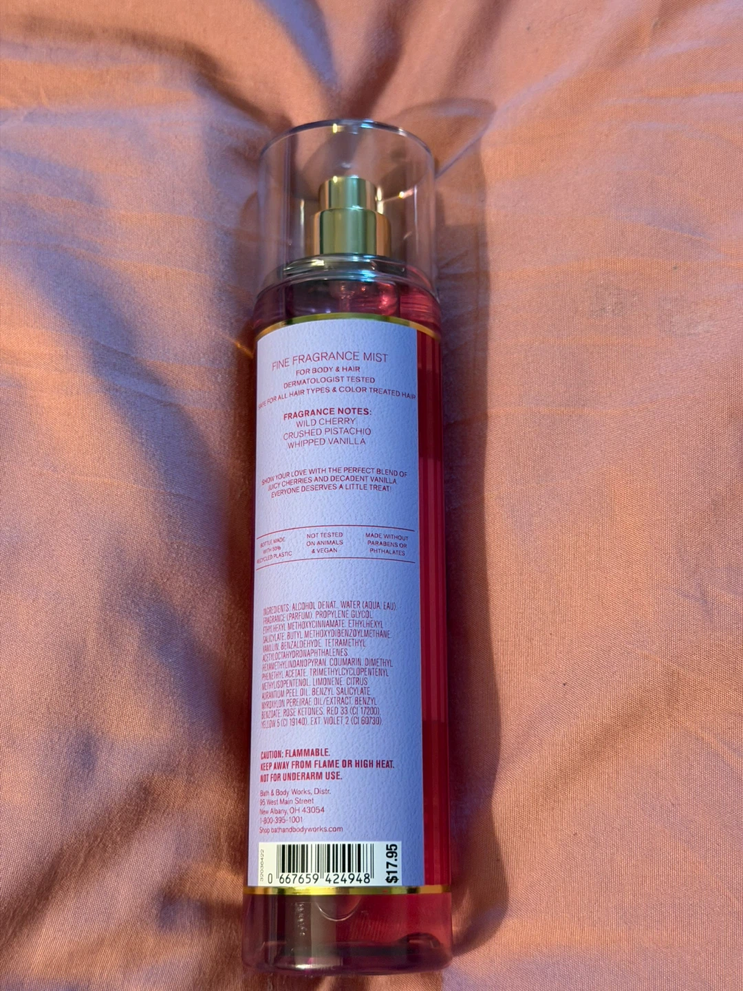 Bath & Body Works Sweetheart Cherry Fine Fragrance Mist 8 fl oz - photo 2