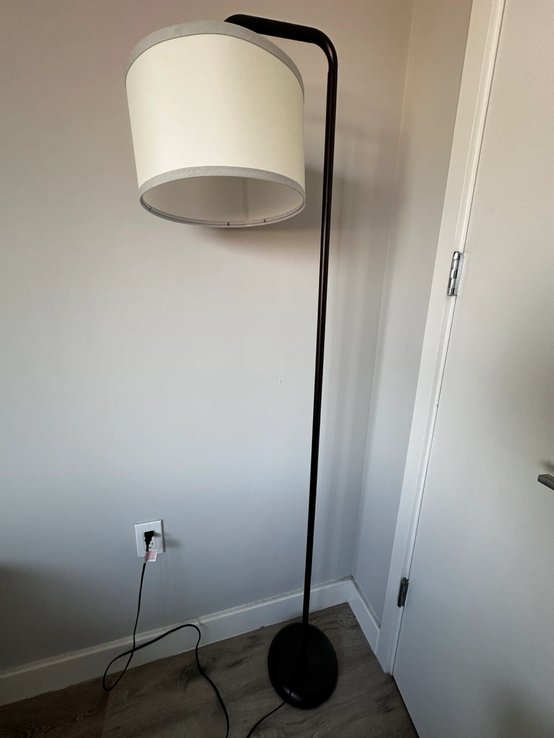 Modern Floor Lamp with Fabric Shade - photo 3