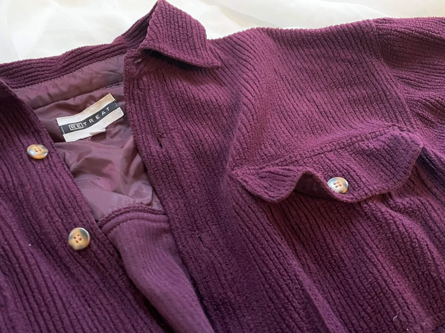 RETREAT Burgundy Button Up Shirt - photo 4