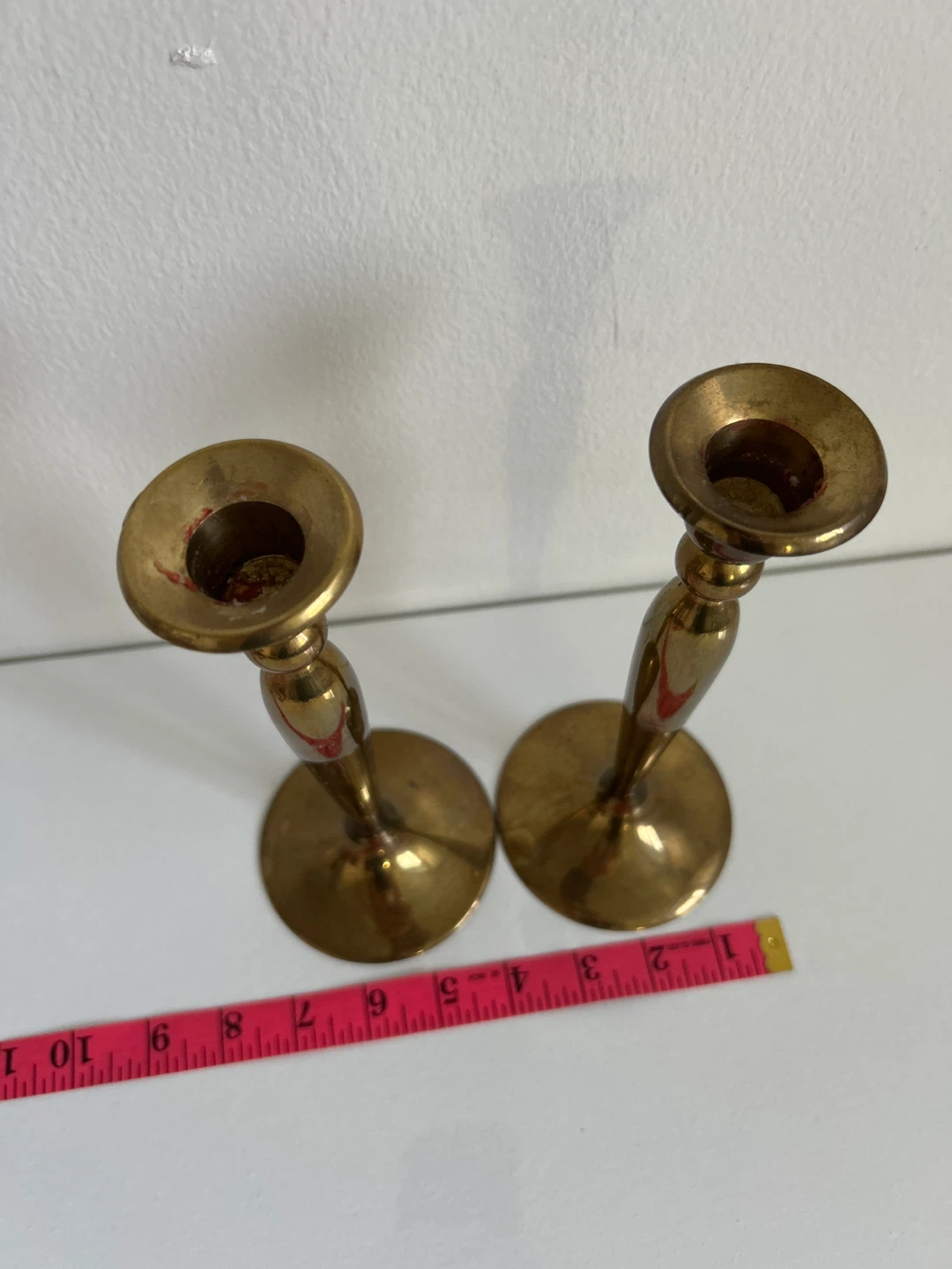 Brass Candlesticks - Pair - photo 5
