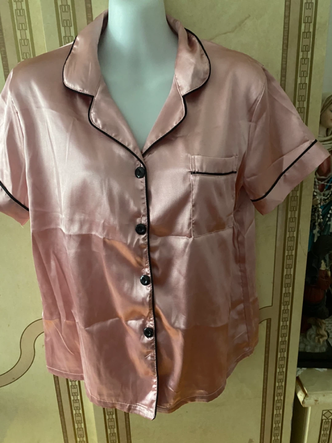 Pink Satin Pajama Set - photo 2