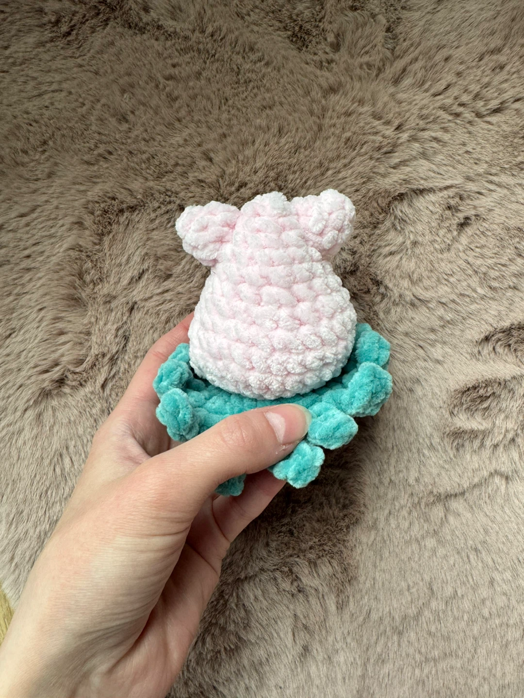 Handmade Crochet Frog Plush Toy - photo 4