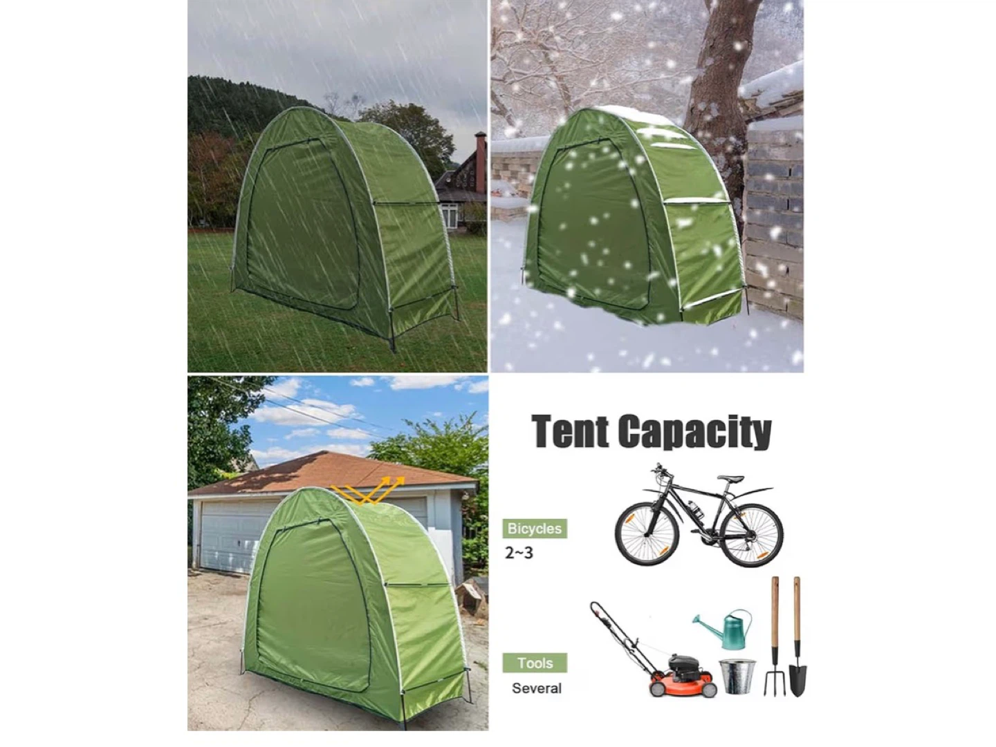 Green Outdoor Storage Tent - 200cm - photo 5