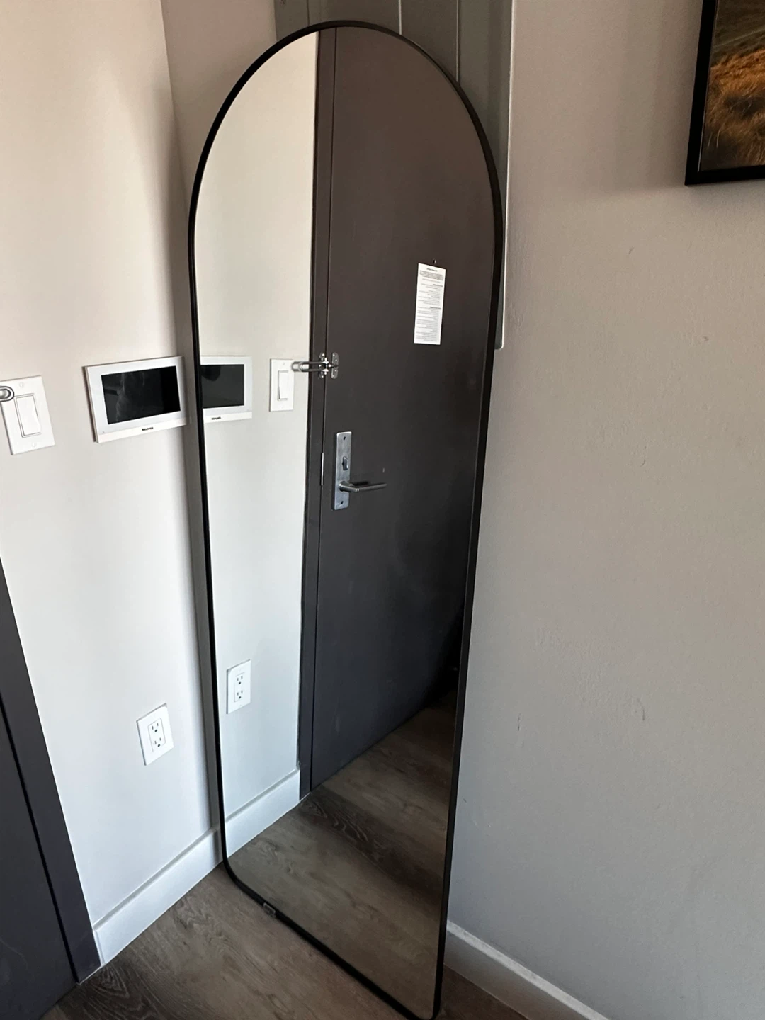 IKEA Black Arch Mirror