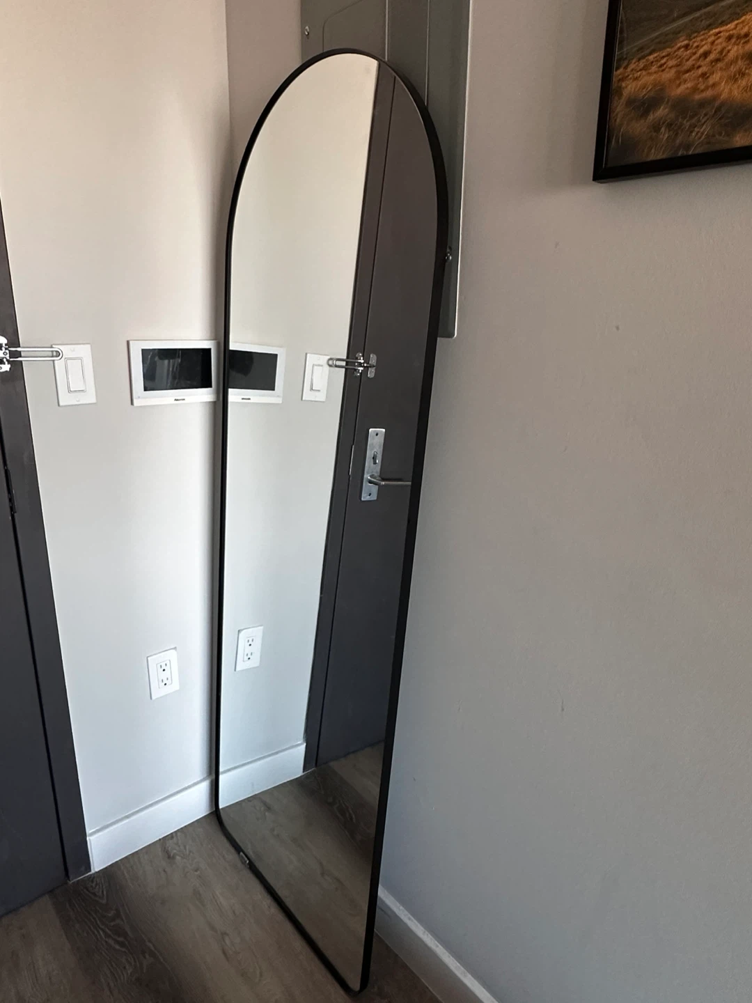 IKEA Black Arch Mirror - photo 2