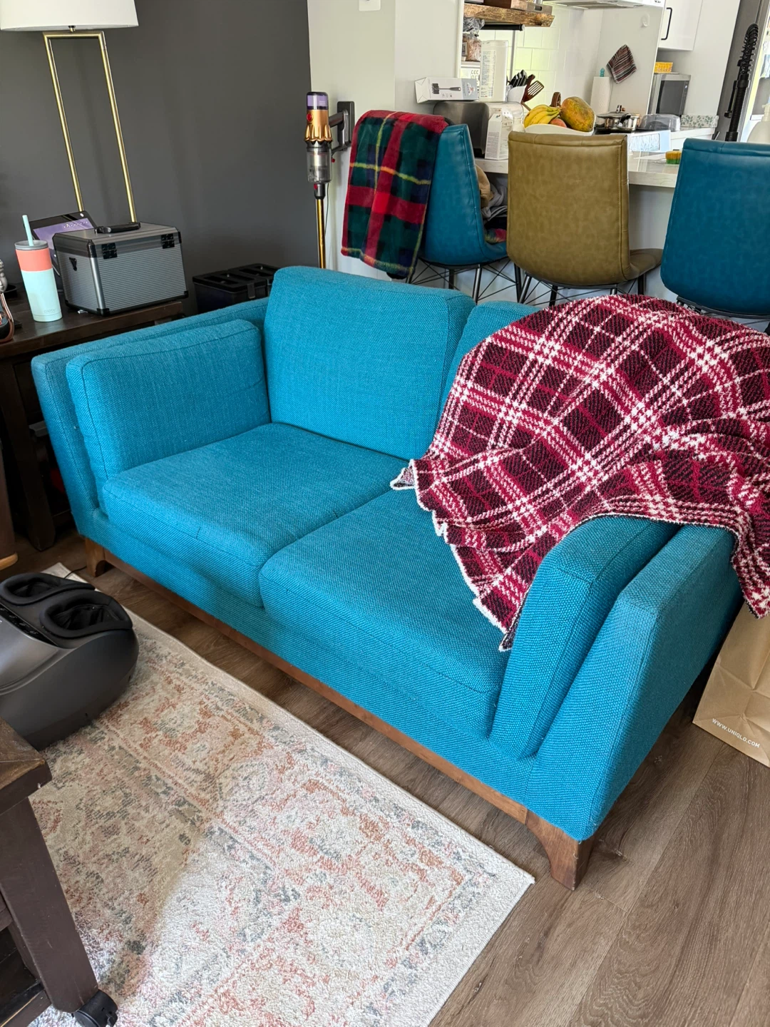 Article Teal Ceni Loveseat