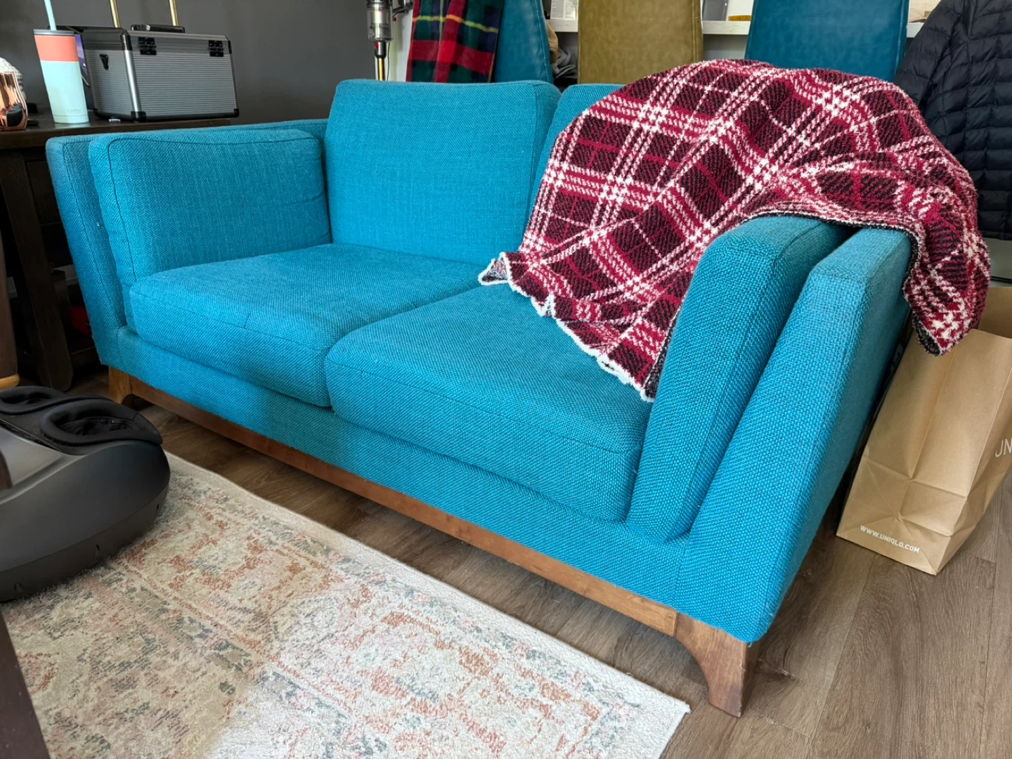 Article Teal Ceni Loveseat - photo 2
