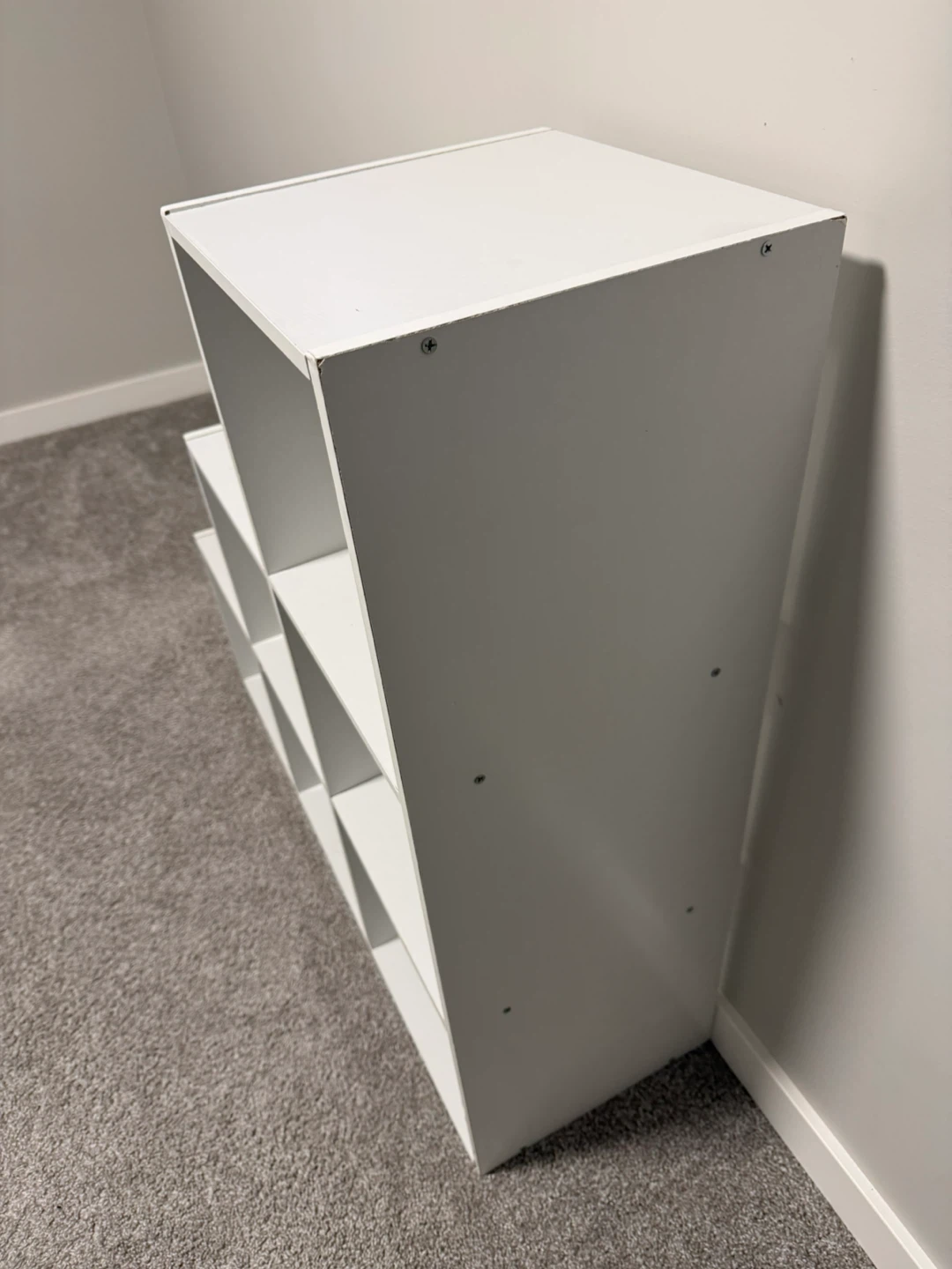 White Tiered Bookshelf / Storage Unit - photo 3