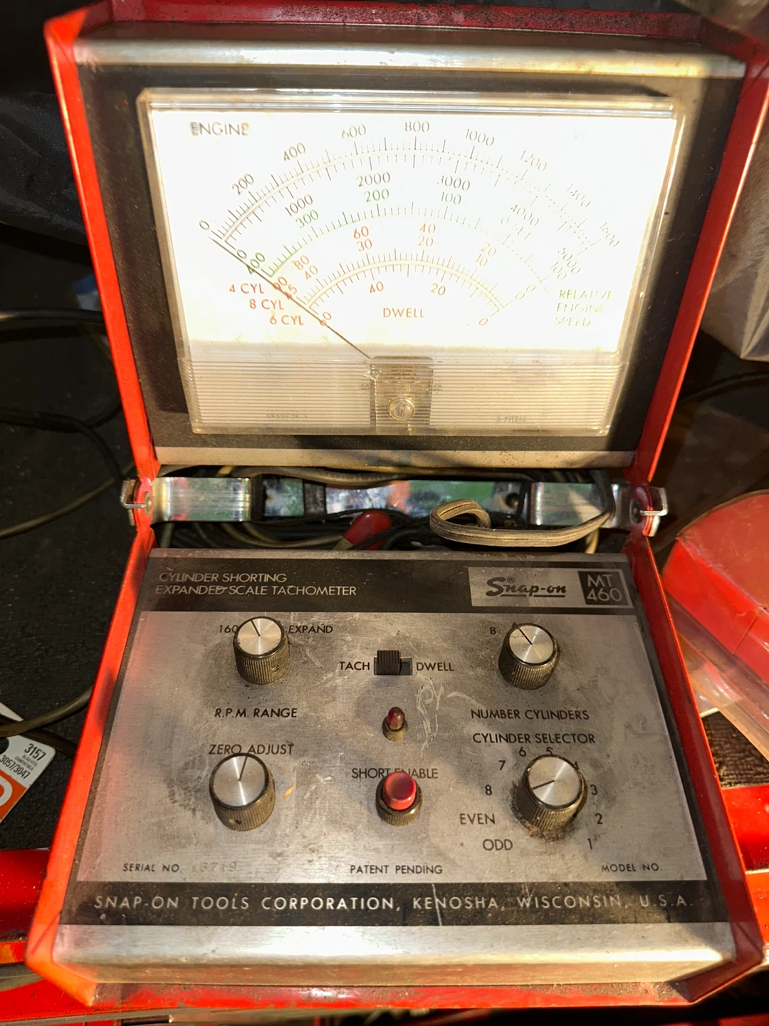 Snap-on MT 450 Cylinder Shorting Expander-Scale Tachometer - photo 2