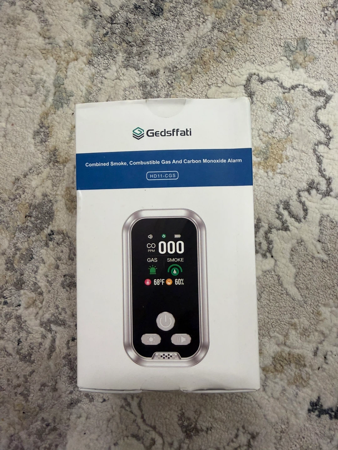 Gedsffati HD11-CGS Combined Smoke, Gas Carbon Monoxide Alarm