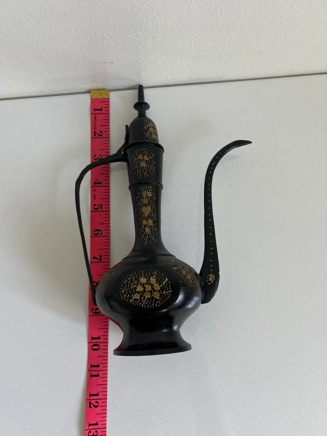 Vintage Black & Gold Decorative Pitcher - photo 4