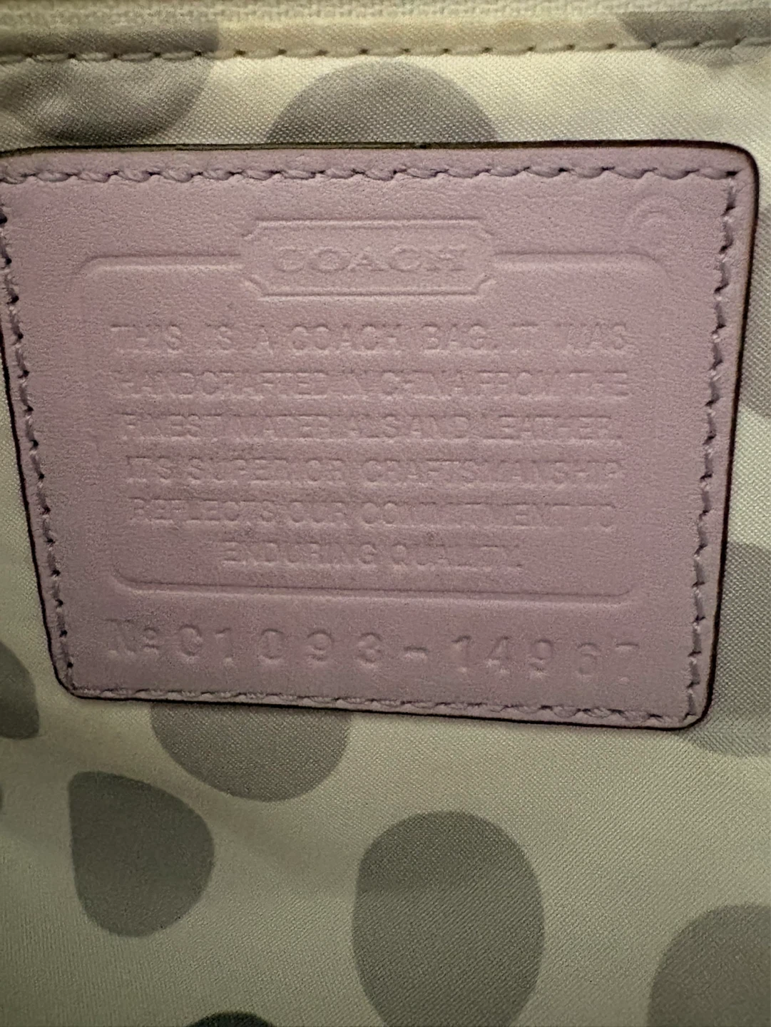 $80 New Coach (violet)  Leather Bag & Tan Chain Detail Heels - photo 2